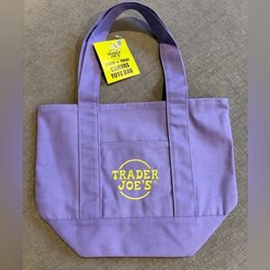 Trader Joe's Purple Halloween Mini Tote Bag